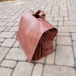 Buffalo Jackson Trading Co. Leather Briefcase Mess